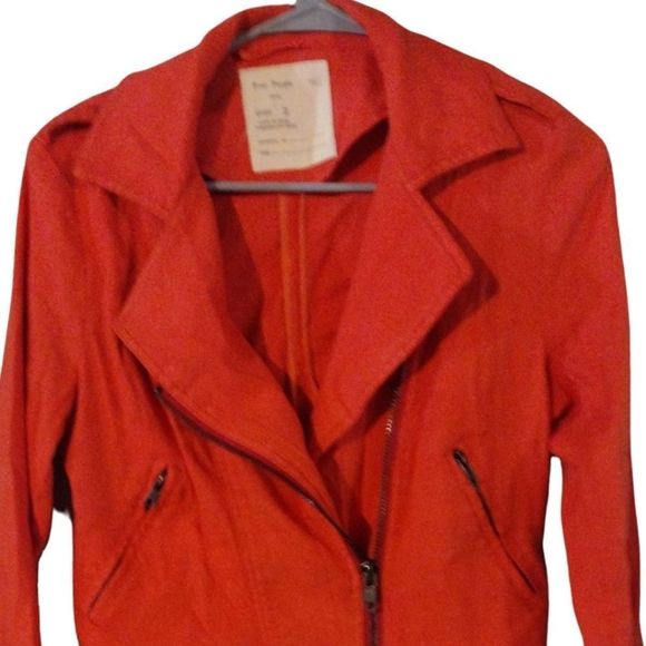 Moto Cropped Top Jacket Free People - Picture 7 of 9